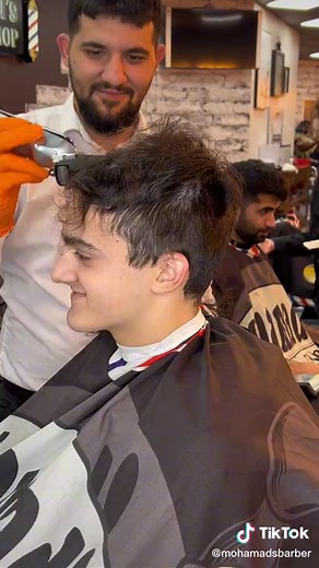 Number 4 Buzz Cut with Taper
