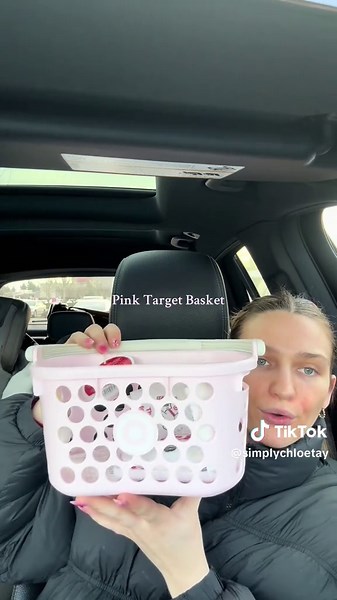 Pink Target Basket: Must-Have Shopping Finds