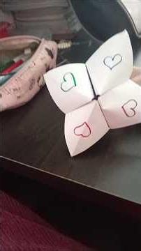 How To Make a Paper Fortune Teller EASY Origami