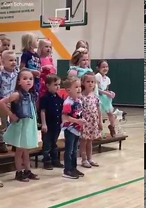 A father had a proud parent moment when his son Jake sang the National Anthem at his preschool graduation. 🎓 *On this day in 1814, Francis Scott Key wrote the lyrics to the poem that would become "The Star-Spangled Banner." | KAKE News