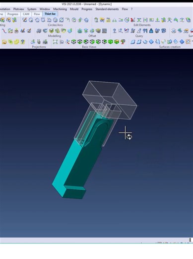 thiết kế điện cực #mold #thietkekhuonnhua #visicad #cadcam