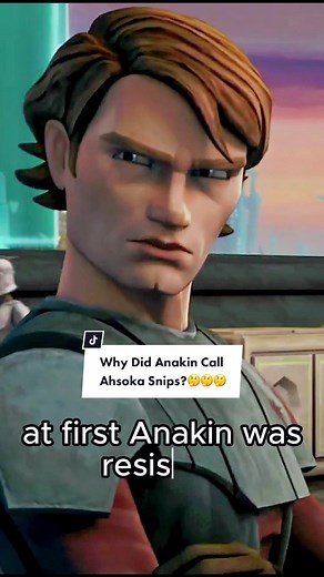 Why Did Anakin Call Ahsoka SNIPS?🤔 | #StarWars Explained #StarWars #AnakinSkywalker #Ahsoka #AhsokaTano #CloneWars