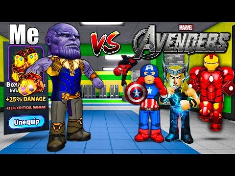 I Obtained The RAREST Gloves In Fight In A School & Went Against The AVENGERS