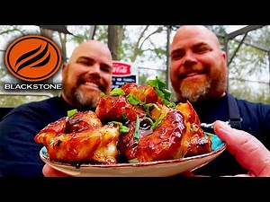THE ULTIMATE SUPER BOWL PARTY APPETIZER - BACON WRAPPED SHRIMP ON THE BLACKSTONE GRIDDLE!