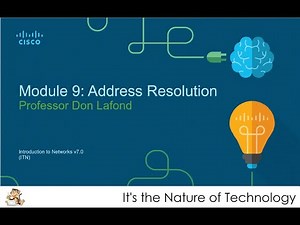 NetAcad ITN Module 9 - Address Resolution PowerPoint Presentation