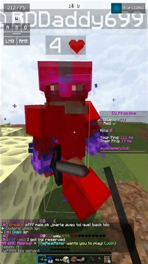 i bet u never had a fireball fight end this fast #minecraft #hypixel #minemenclub #pvp #viral #fyp