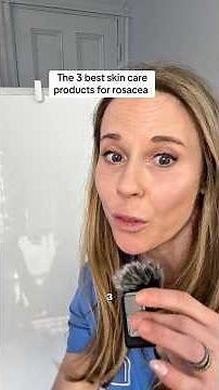 The 3 best over the counter skin care products for rosacea from a dermatologist. #rosacea #skincare