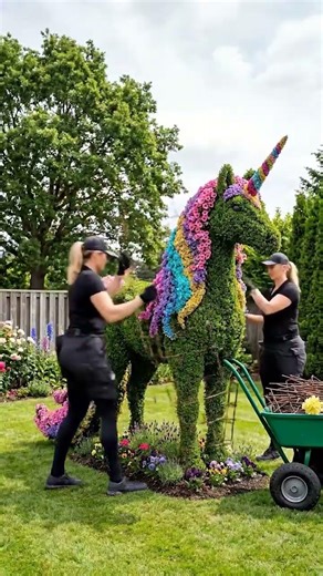 Magical Unicorn Garden 🌿🦄 | Plant Growing in Unicorn Shape 😍✨ | EPconstruction Lab