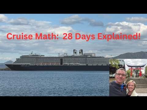 28-Day Holland America Japan Cruise- Detailed Cost Breakdown