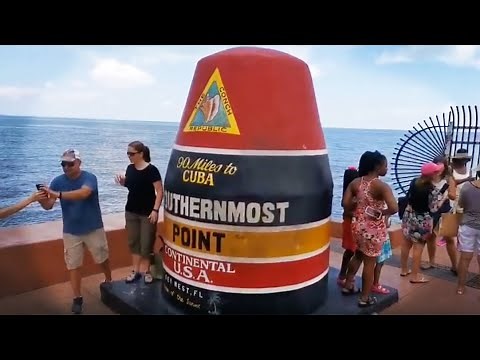 ⭕ Key West LIVE 🏝 Southernmost Point & Hog's Breath Saloon