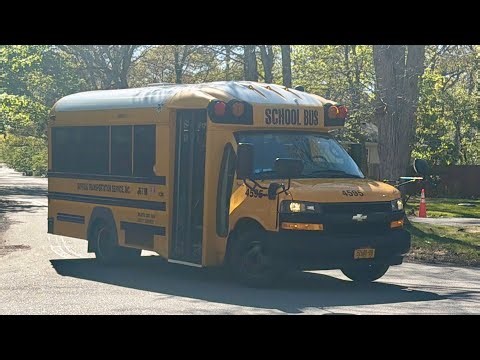 Suffolk Transportation Service 2020 Chevy TransTech SST School Bus 4595 Passing By