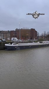 He turned a cargo ship into a floating home and studio.Nearly 20 years in the making, now over 3,000 sq ft—with space for everything, even his car.This is what living off the grid really looks like. | Alternativehouse