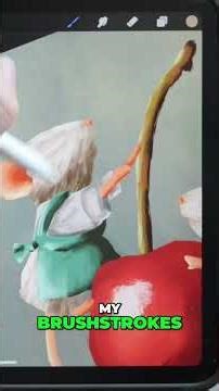 Digital Art Hair Tutorial: Easy Steps to Draw Cute Mice #shorts