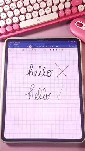My GoodNotes Fountain Pen Settings for Better Handwriting ✍️