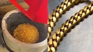 The Process of Handcrafting a Gold Chain