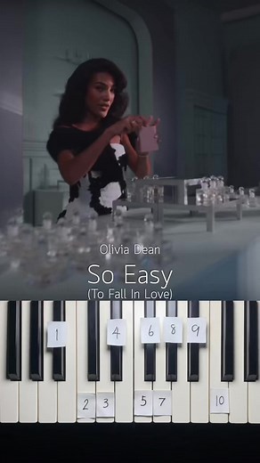 Olivia Dean - So Easy (To Fall In Love) Piano Tutorial
