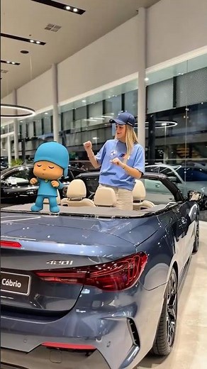 Pocoyo family with various BMW colors 💛🤍💙🩶🖤 Which one is your favorite? #pocoyo #bmw