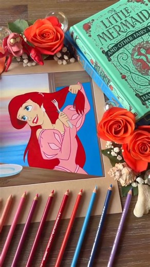 Strathmore Artist Papers on Instagram: "@alishamitchumart drawing Ariel. Have you ever seen anything so wonderful in your entire life?⁠ ⁠ Materials = colored pencil + white gel pen on Strathmore 400 Series Toned Tan paper.⁠ ⁠ #littlemermaid #ariel #drawing #coloredpencil #coloredpencilart #coloredpencildrawing #artonpaper #artprocess #artreel #disneyart #tonedpaper #tonedtan #tanpaper #strathmore #strathmorepaper #strathmoreart"