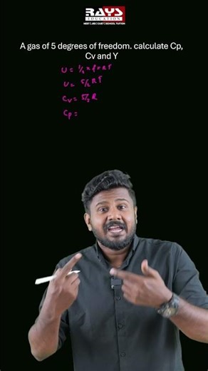 Plus One Physics Exam | 1-minute Sure Question | Kinetic Theory of Gas Cp, Cv Degrees of Freedom