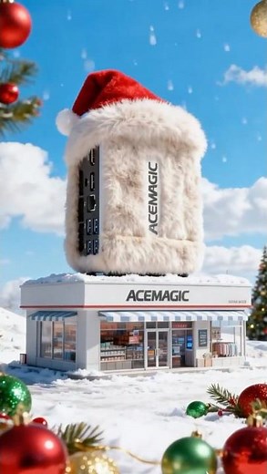 Press the Button… This Mini PC Goes on a Christmas Holiday Adventure | Acemagic