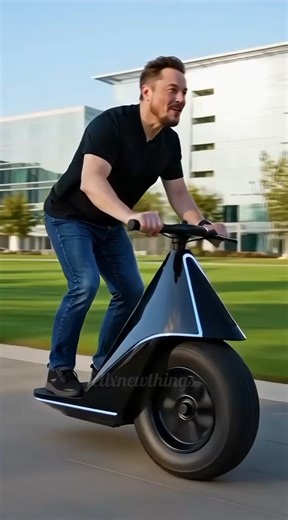 One wheel Tesla pyramid