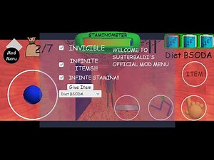 SubterBaldi Android Cheat Menu - Baldi's Basics Mod