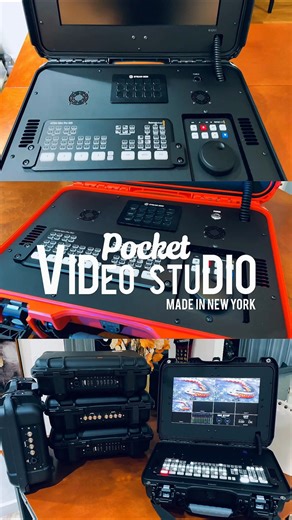 The Atem Mini Extreme SDI Case by Pocket Video Studio New York isn’t just a case — it’s a complete, professional-grade live production system built for demanding workflows and mobile teams. Designed specifically for the Atem Mini Extreme SDI switcher from Blackmagic Design, this custom case gives you everything you need to go live with confidence — from anywhere. 🔧 FEATURES – Built with everything in mind: ✅ Precise fit for Atem Mini Extreme SDI�Securely mounted with direct access to all SDI I/