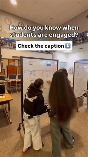 Building Thinking Classrooms | We can’t see students’ thinking because it’s something that happens inside their minds. What we can see is engagement—students pointing at... | Instagram