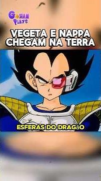 Vegeta and Nappa arrive on Earth 💥 #DragonBall #DragonBallZ #Anime