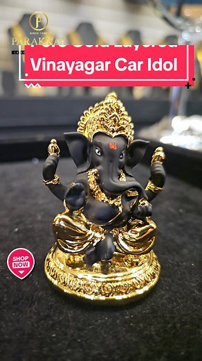 Divine Pure Gold Layered Ganapathi Idol for Blessings
