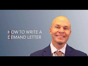 How to Write a Demand Letter in an Injury Case
