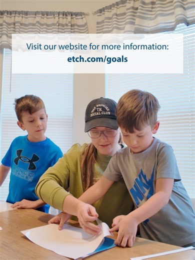Goals are very dependent on your child’s age and what makes them feel good about themselves. Read our full article on setting goals with your children at www.etch.com/goals. “Goals create a value-based life. It verbalizes the things that are important to them and gives a child something positive to work toward,” said Dr. Emily Corwin, Medical Director of Pediatric Psychology at East Tennessee Children’s Hospital. Help your child set and reach their goals by using visual representations to track 