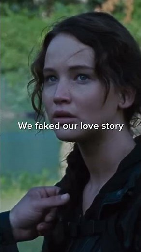 The love story of Peeta and Katniss#TheHungerGames