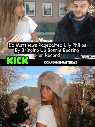Ed Matty brought up Bonnies record in front of Lily Philips #edmatthews #lilyphilips