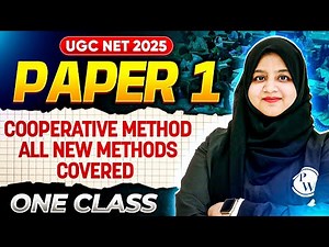 UGC NET June 2025 Paper 1 | Methods of Teaching - Cooperative Method | Gulshan Ma'am