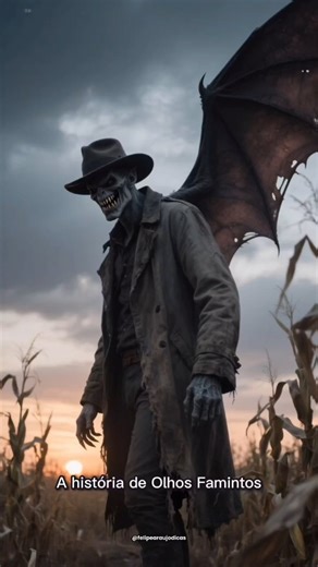 Felipe Araújo on Instagram: "A história de Olhos Famintos (Jeepers Creepers) gira em torno de uma criatura demoníaca e milenar conhecida como The Creeper. Aqui estão os pontos principais sobre sua mitologia e origens: 1. O Ciclo de Caça. O monstro desperta a cada 23 primaveras para caçar durante exatos 23 dias. Durante esse período, ele busca órgãos e partes do corpo humano para substituir os seus que estão danificados ou velhos, garantindo sua imortalidade e regeneração. 2. Como ele escolhe as