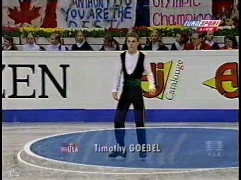 Timothy Goebel USA - 1999 World Figure Skating Championships Free Skate