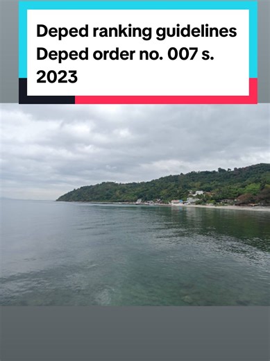 DepEd Order No. 007, S.2023: Teacher Ranking Guidelines