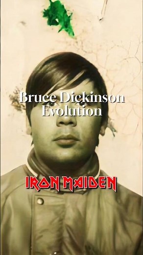 The Evolution of Bruce Dickinson #ironmaiden