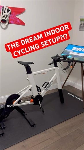 Is this the DREAM indoor training setup #cycling #shorts #cycplus #zwift #tonsbike‪@cycplus_official‬
