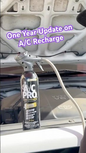 AC Recharge One Year Update | How to Use AC Recharge in a Can | See Link For Full Video | Tacoma '08