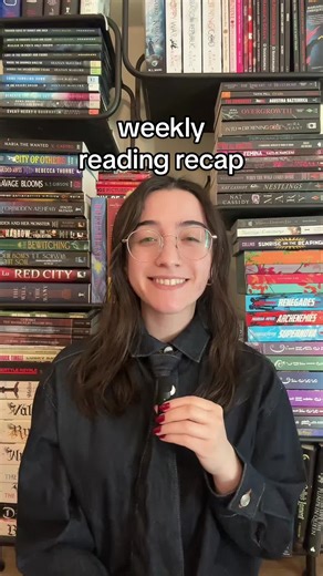 i’m on call this week for my job so hopefully i can read some bangers this week! #booktok #books #readingrecap #weeklywrapup #bookswithbecks
