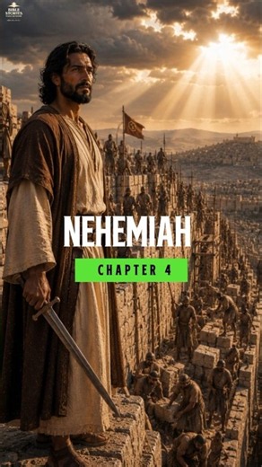 Nehemiah 4 Explained | They Built with One Hand and Held a Sword with the Other #BibleShorts
