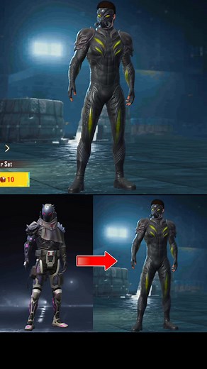 Pubg Invader Set: Outfit Convert and More