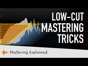 How to use low-cut filters for mastering