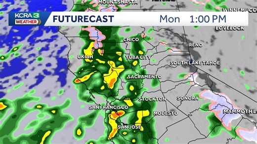 2K views · 38 reactions | A preview of our Monday in NorCal. Models continue to shift the start of rain earlier and earlier. Be ready for a wet start to next week! | Meteorologist Heather Waldman | Facebook