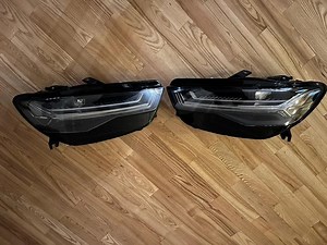 Audi RS6 A6 S6 C7 Matrix LED DRL Black Headlights OEM