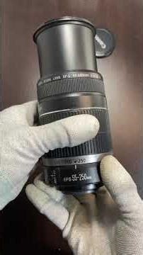 Canon EF-S 55-250mm f/4-5.6 IS AF Lens Operation & Condition Check Video