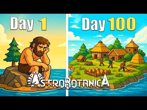 From Crash Site to Civilization – 100 Days on an Alien Planet | Astrobotanica | Hindi