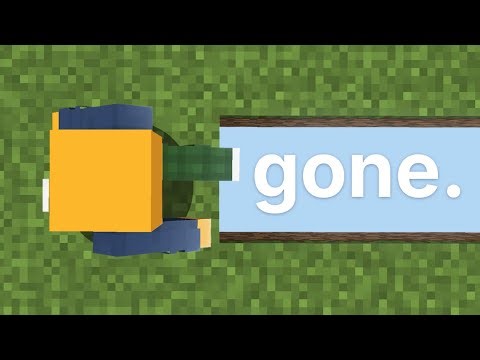Beating Minecraft While The World Deletes Behind Me